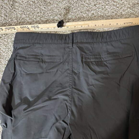 UB Tech Pants Mens 40x30 Gray Nylon Hiking Zipper Pockets Stretch Waist - Picture 8 of 11